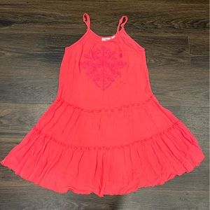 Cato Girls 10/12 Coral Summer Dress